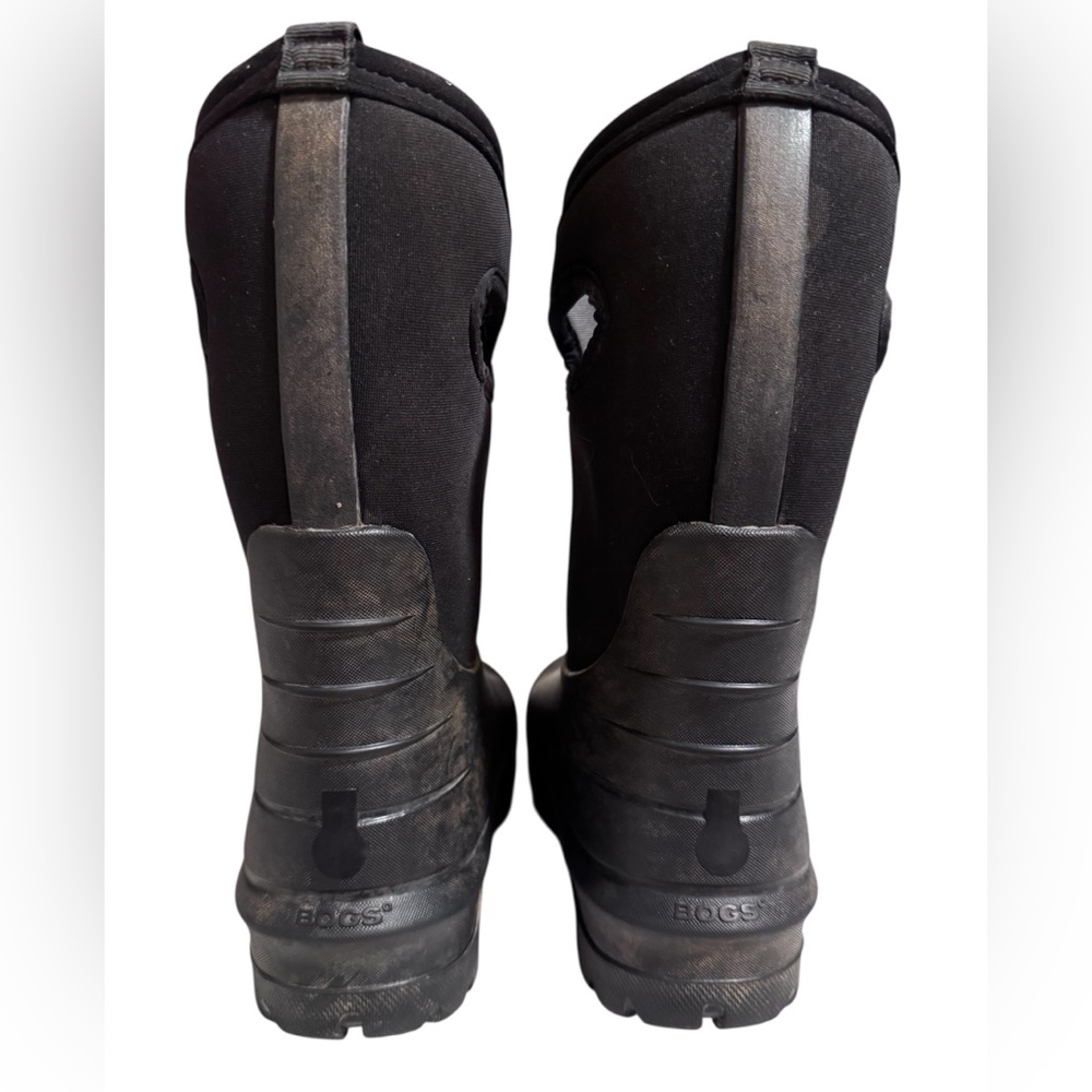 Bogs Kid’s Neo-Classic Black Boots - 2 - Picture 2 of 5